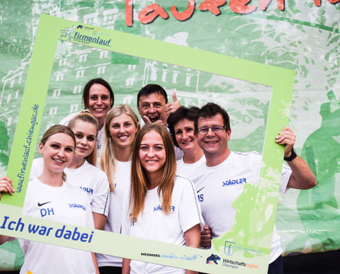 Firmenteam beim Firmenlauf Chiemgau 2018