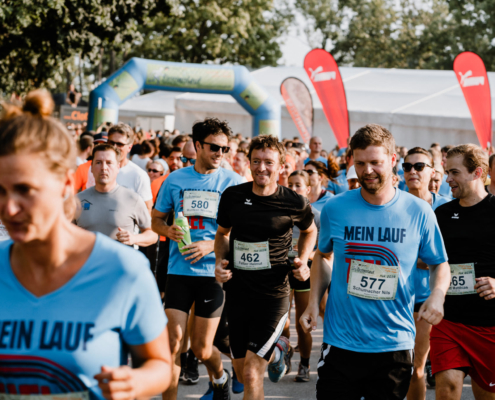 Der Start des Firmenlauf Chiemgau 2019